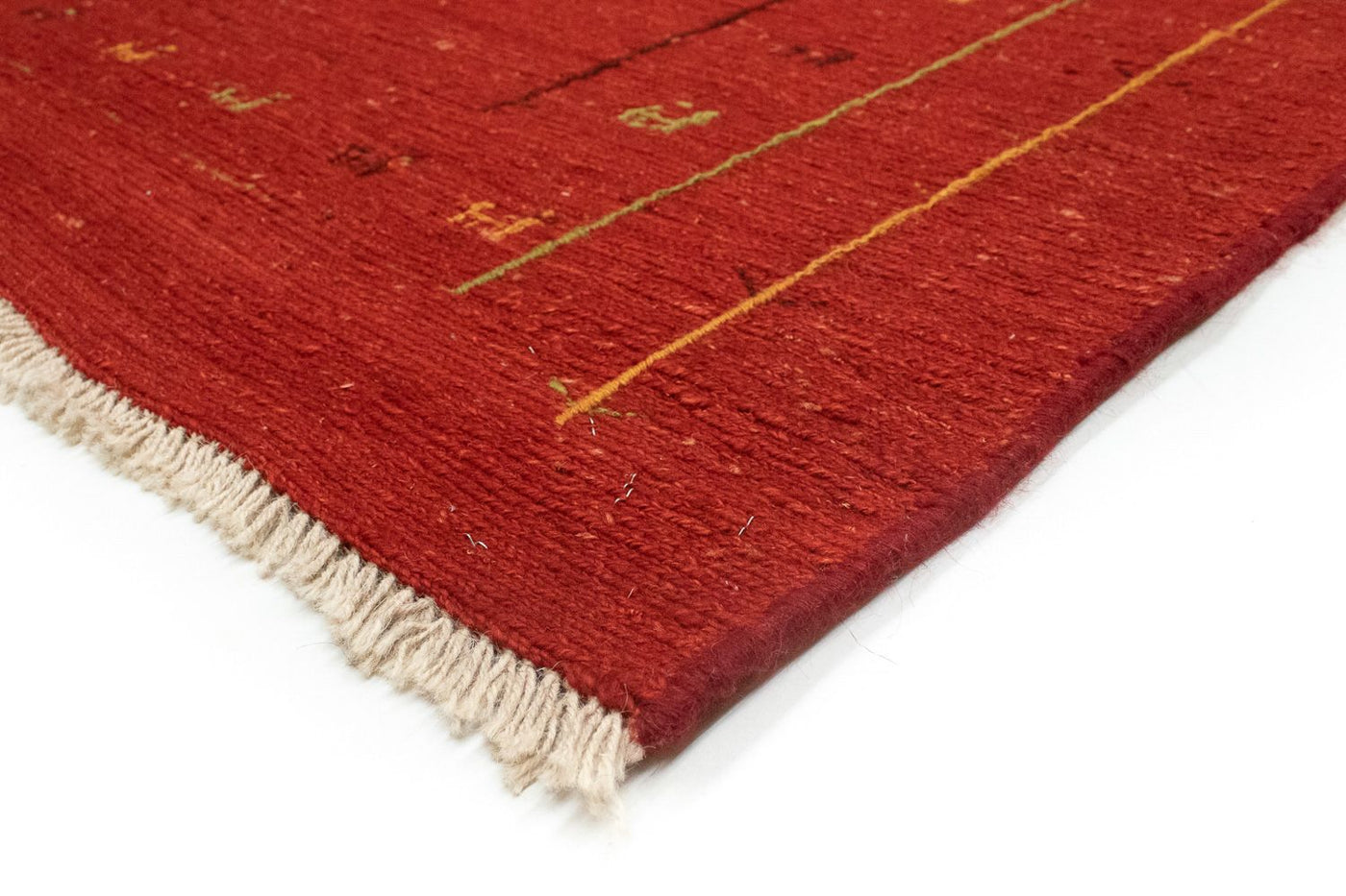 Persisk Gabbeh Tæppe 195x151cm - Perserteppich Wollteppich