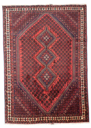 Persisk tæppe - Nomadisk - 275 x 203 cm - rød