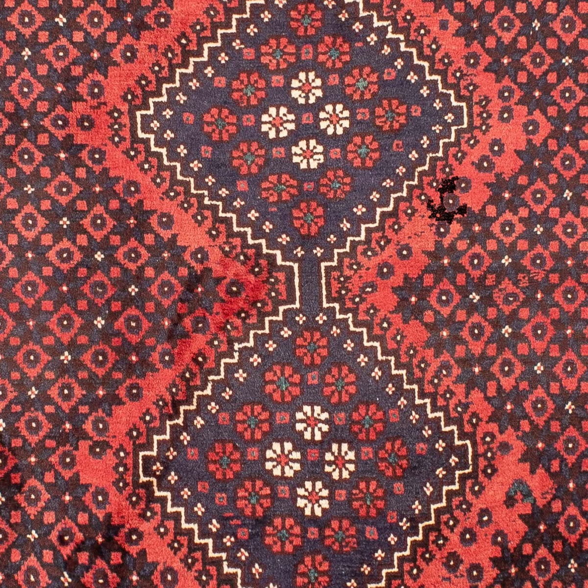 Persisk tæppe - Nomadisk - 275 x 203 cm - rød