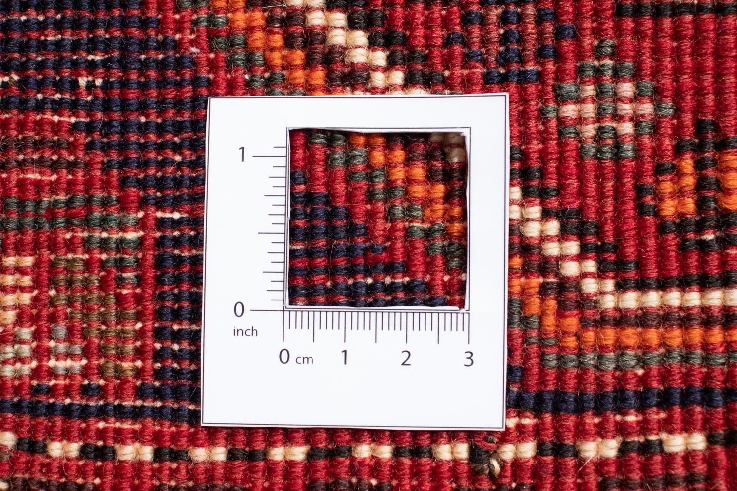 Persisk tæppe - Nomadisk - 295 x 205 cm - mørkerød