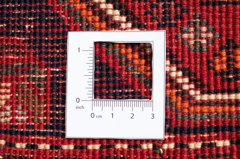 Persisk tæppe - Nomadisk - 295 x 205 cm - mørkerød
