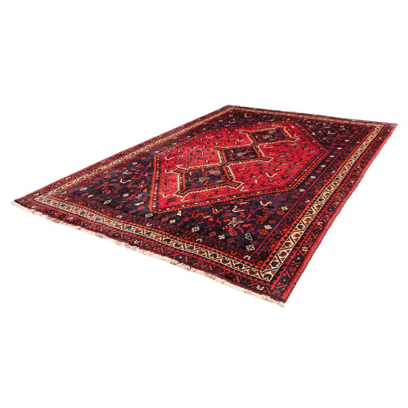 Persisk tæppe - Nomadisk - 300 x 215 cm - mørkerød
