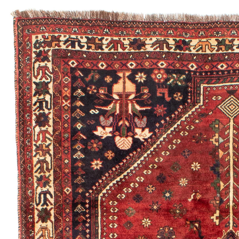 Persisk tæppe - Nomadisk - 305 x 208 cm - mørkerød