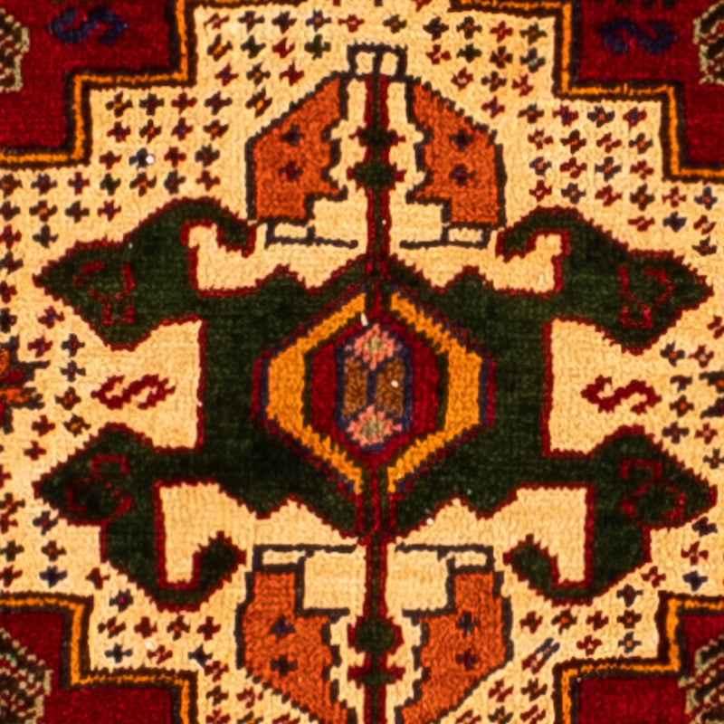 Persisk tæppe - Nomadisk - 295 x 210 cm - mørkerød