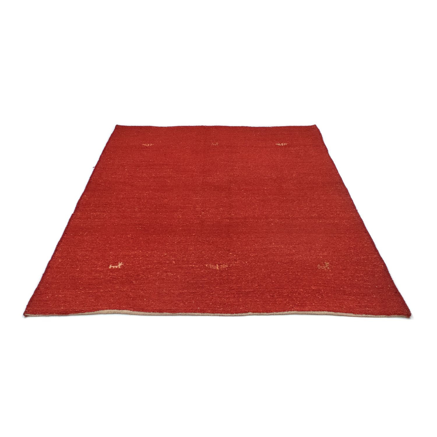 Gabbeh-tæppe - Persisk - 195 x 147 cm - rød
