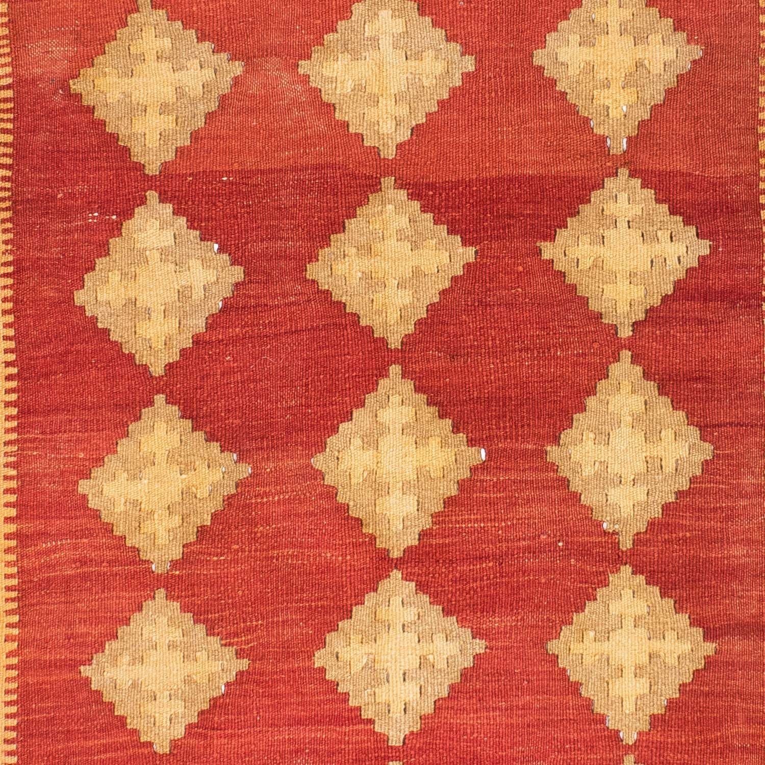 Kelim-tæppe - orientalsk - 190 x 120 cm - orange