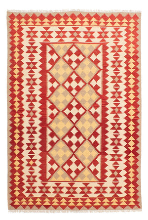Kelim-tæppe - orientalsk - 253 x 167 cm - flerfarvet