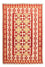 Kelim-tæppe - orientalsk - 253 x 167 cm - flerfarvet