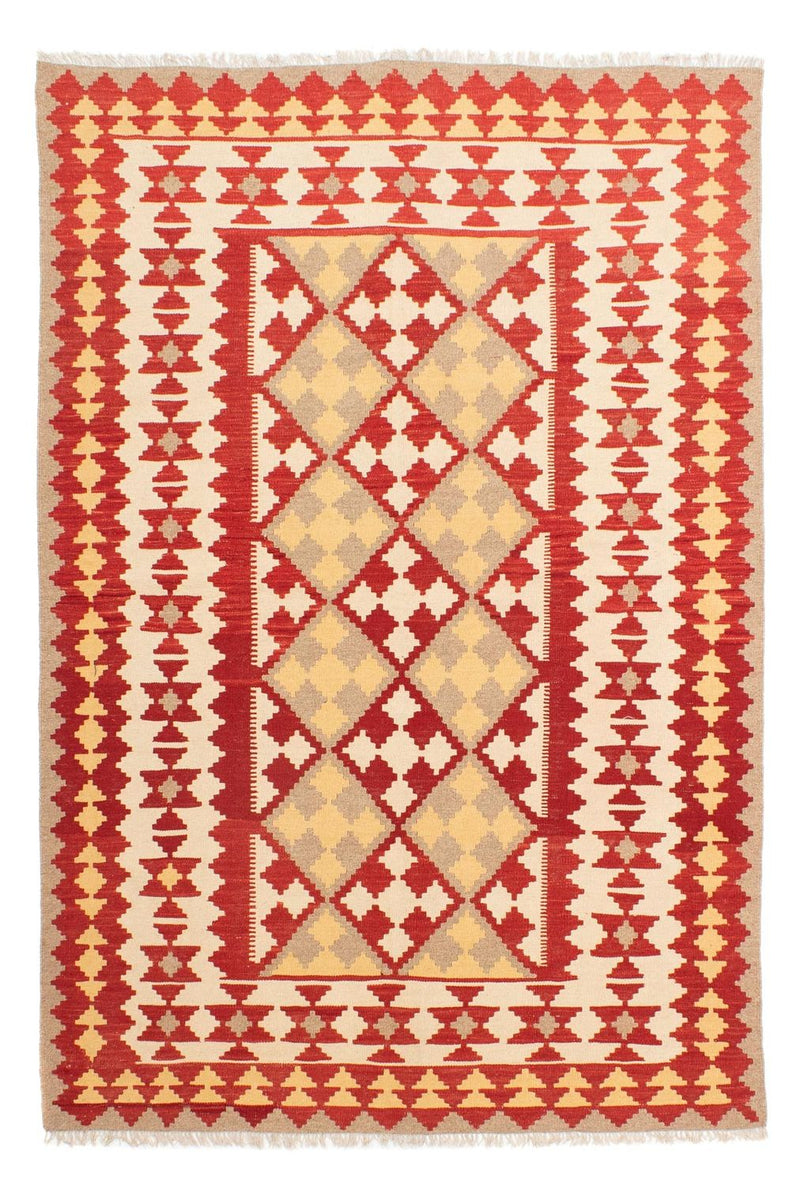 Kelim-tæppe - orientalsk - 253 x 167 cm - flerfarvet