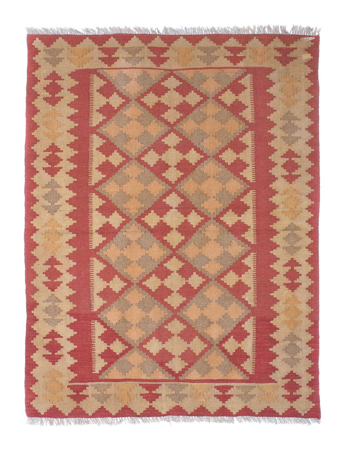 Kelim-tæppe - orientalsk - 176 x 128 cm - flerfarvet