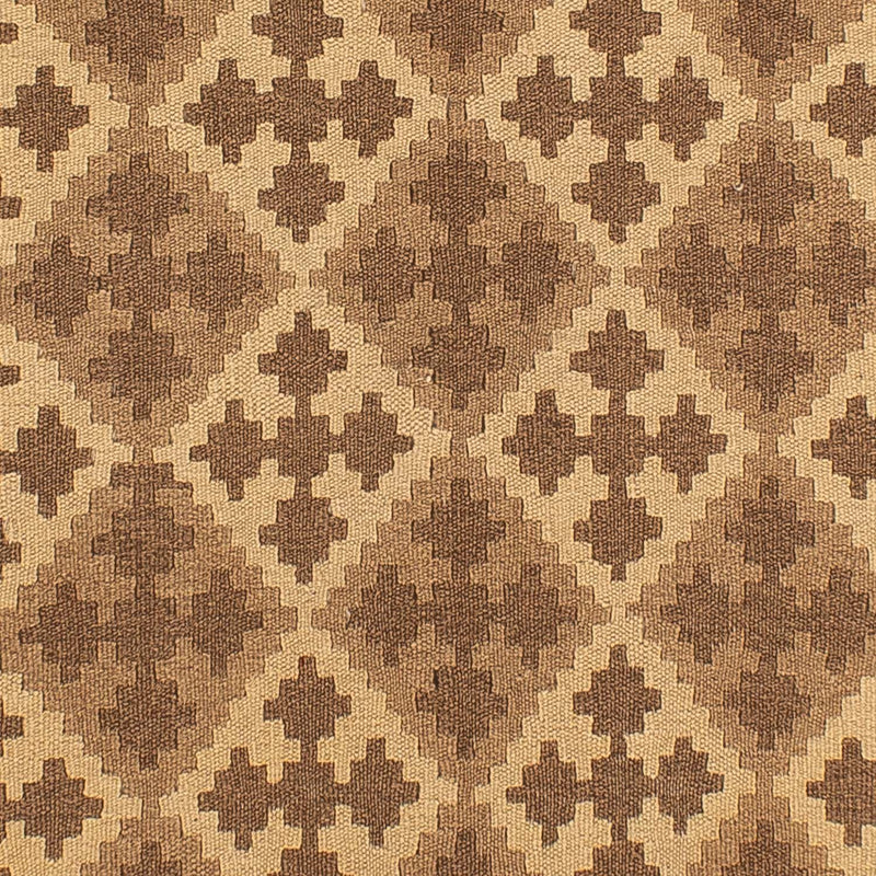 Kelim-tæppe - orientalsk - 190 x 145 cm - lys brun
