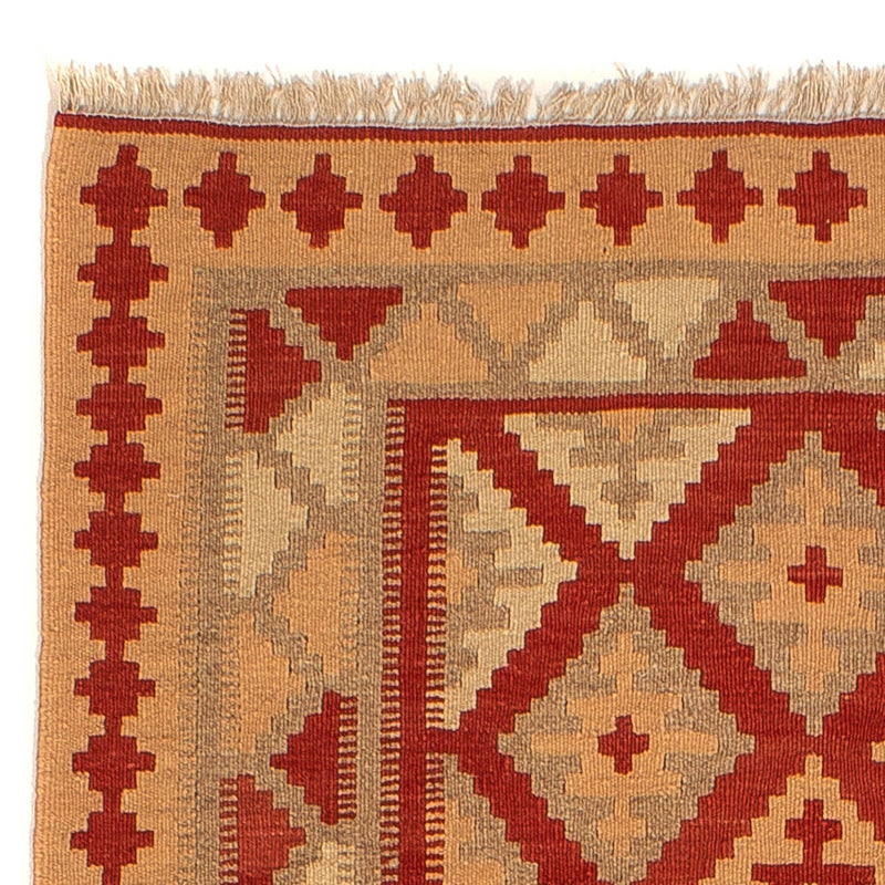 Kelim-tæppe - orientalsk - 200 x 148 cm - rød