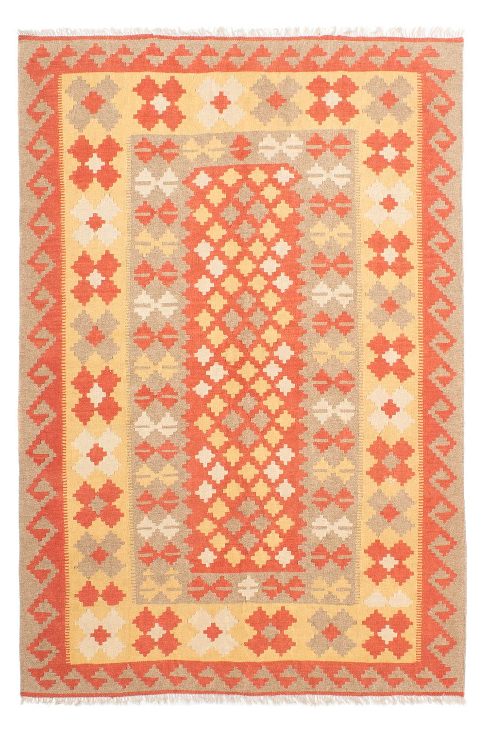 Kelim-tæppe - orientalsk - 245 x 168 cm - flerfarvet