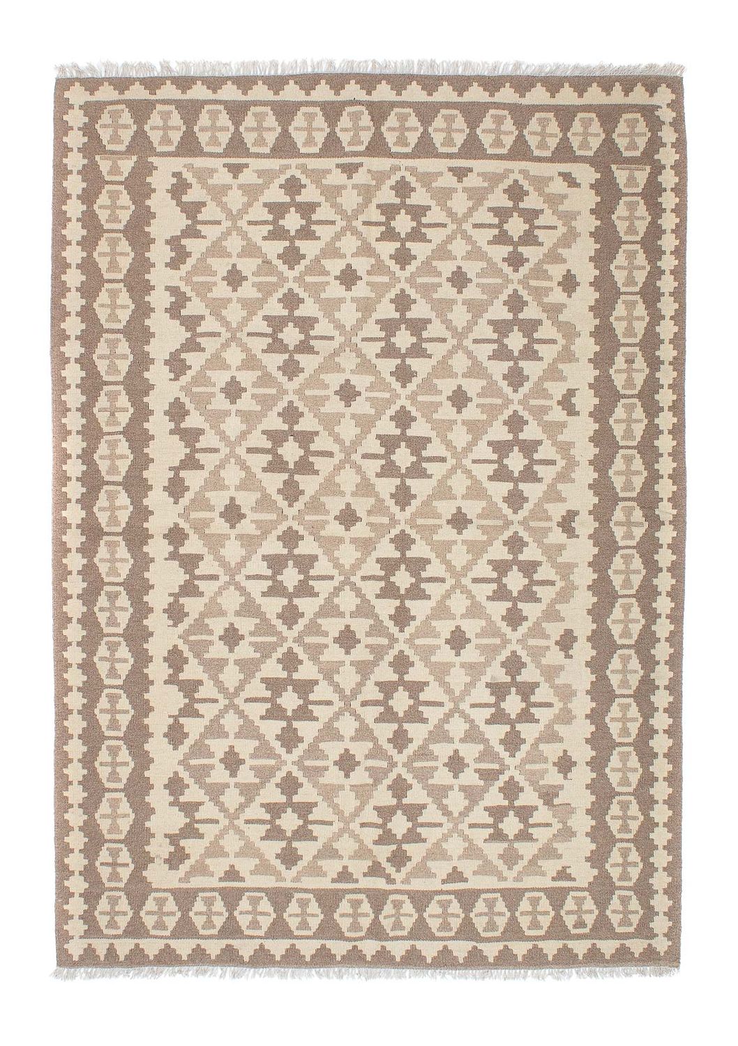 Kelim-tæppe - orientalsk - 240 x 173 cm - beige
