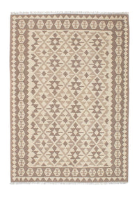 Kelim-tæppe - orientalsk - 240 x 173 cm - beige