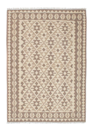 Kelim-tæppe - orientalsk - 240 x 173 cm - beige