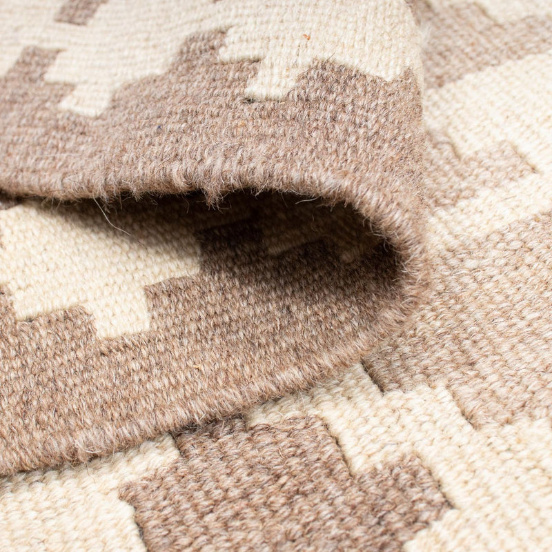 Kelim-tæppe - orientalsk - 240 x 173 cm - beige