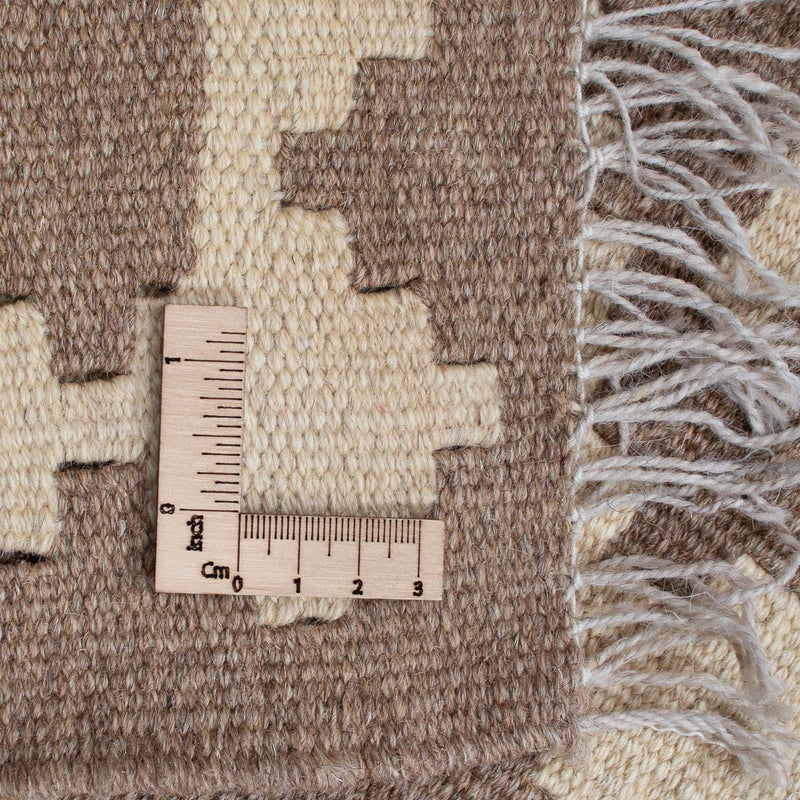 Kelim-tæppe - orientalsk - 240 x 173 cm - beige