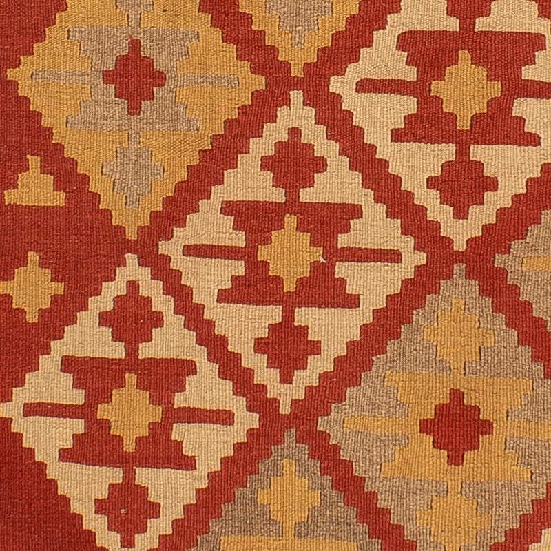 Kelim-tæppe - orientalsk - 198 x 150 cm - rød
