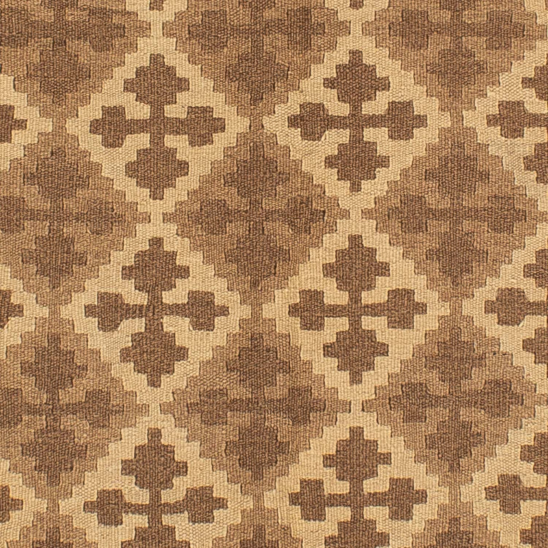 Kelim-tæppe - orientalsk - 189 x 145 cm - lys brun
