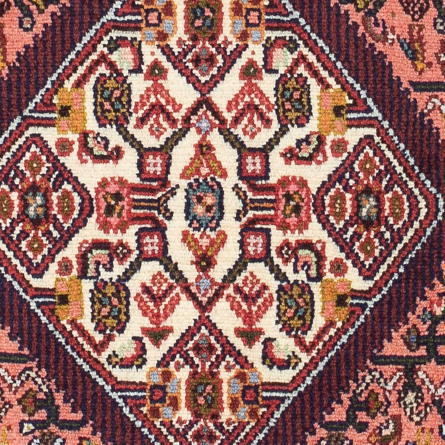 Persisk tæppe - Nomadisk - 130 x 80 cm - lysrød