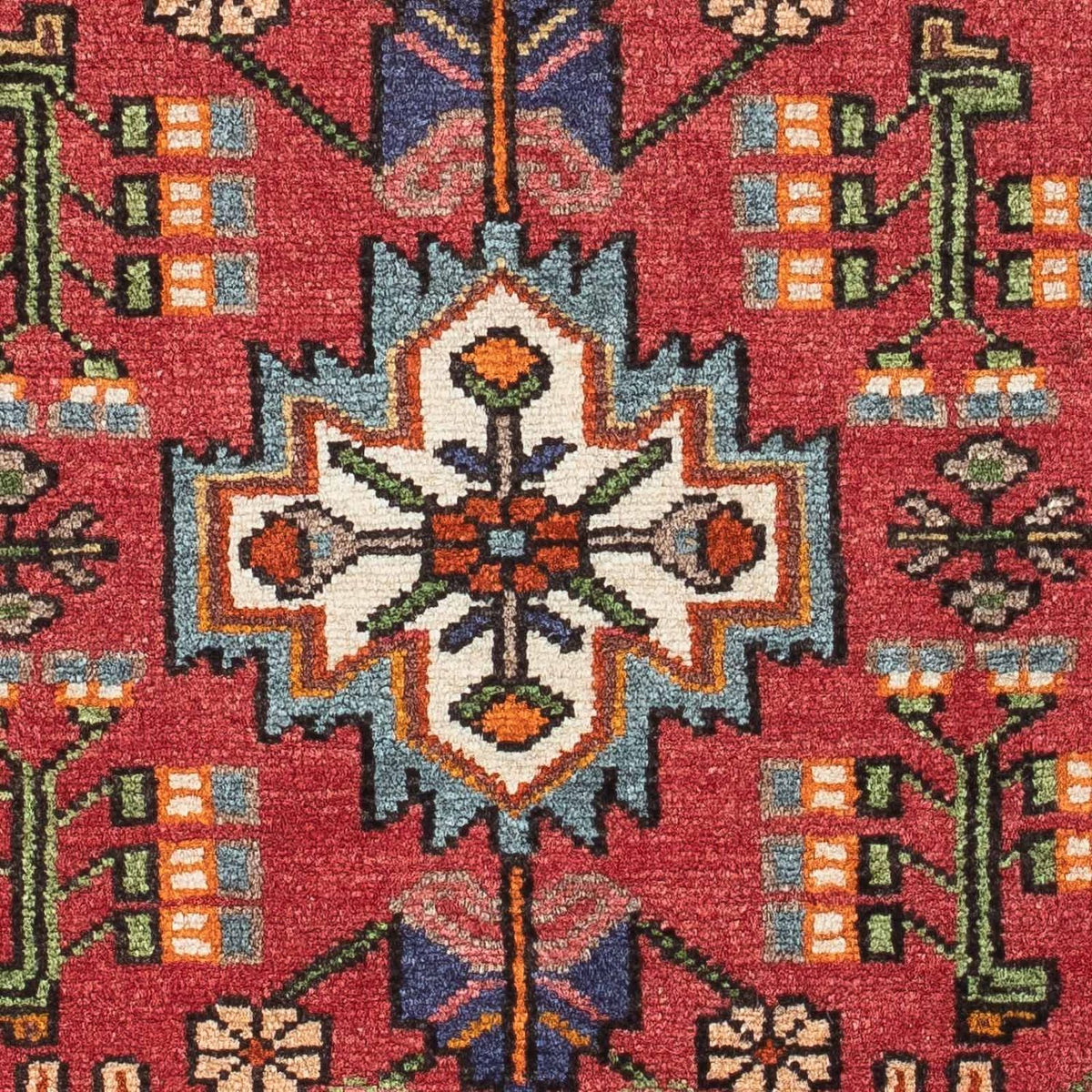Persisk tæppe - Nomadisk - 117 x 88 cm - rød
