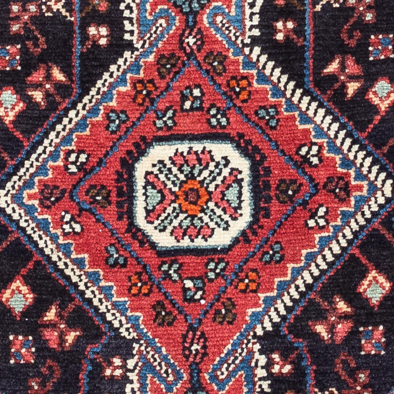 Persisk tæppe - Nomadisk - 121 x 82 cm - mørkeblå