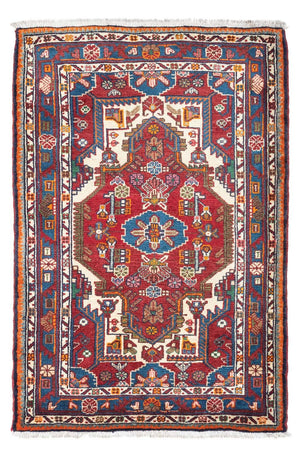 Persisk tæppe - Nomadisk - 130 x 87 cm - rød
