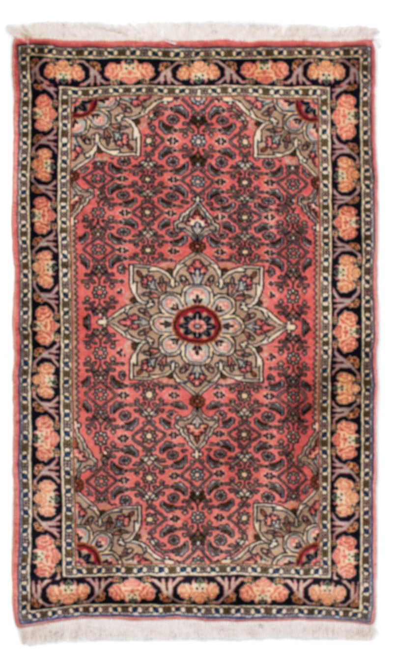 Persisk tæppe - Nomadisk - 123 x 75 cm - lysrød