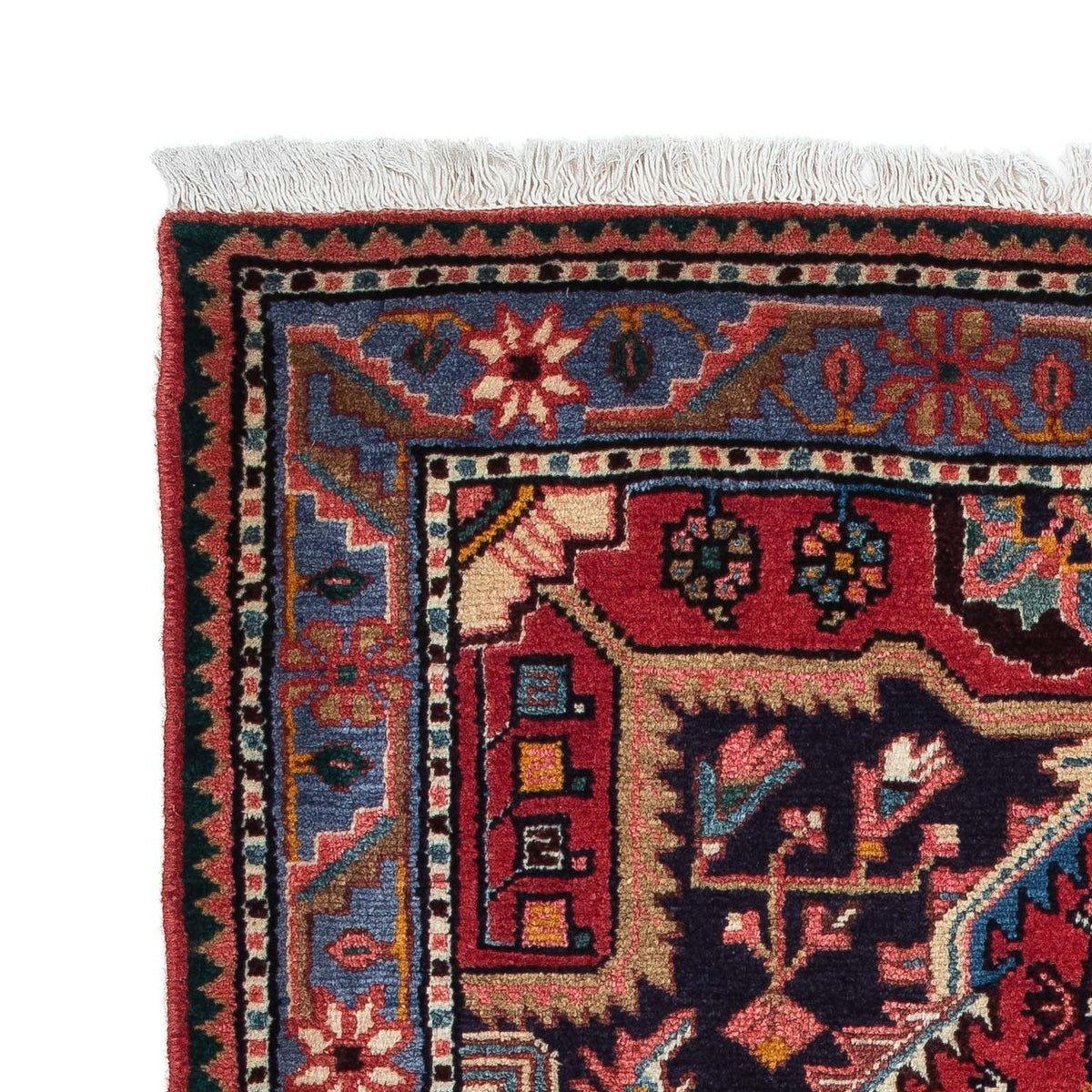 Persisk tæppe - Nomadisk - 136 x 89 cm - mørkeblå