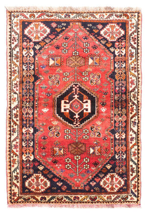 Persisk tæppe - Nomadisk - 160 x 110 cm - rød