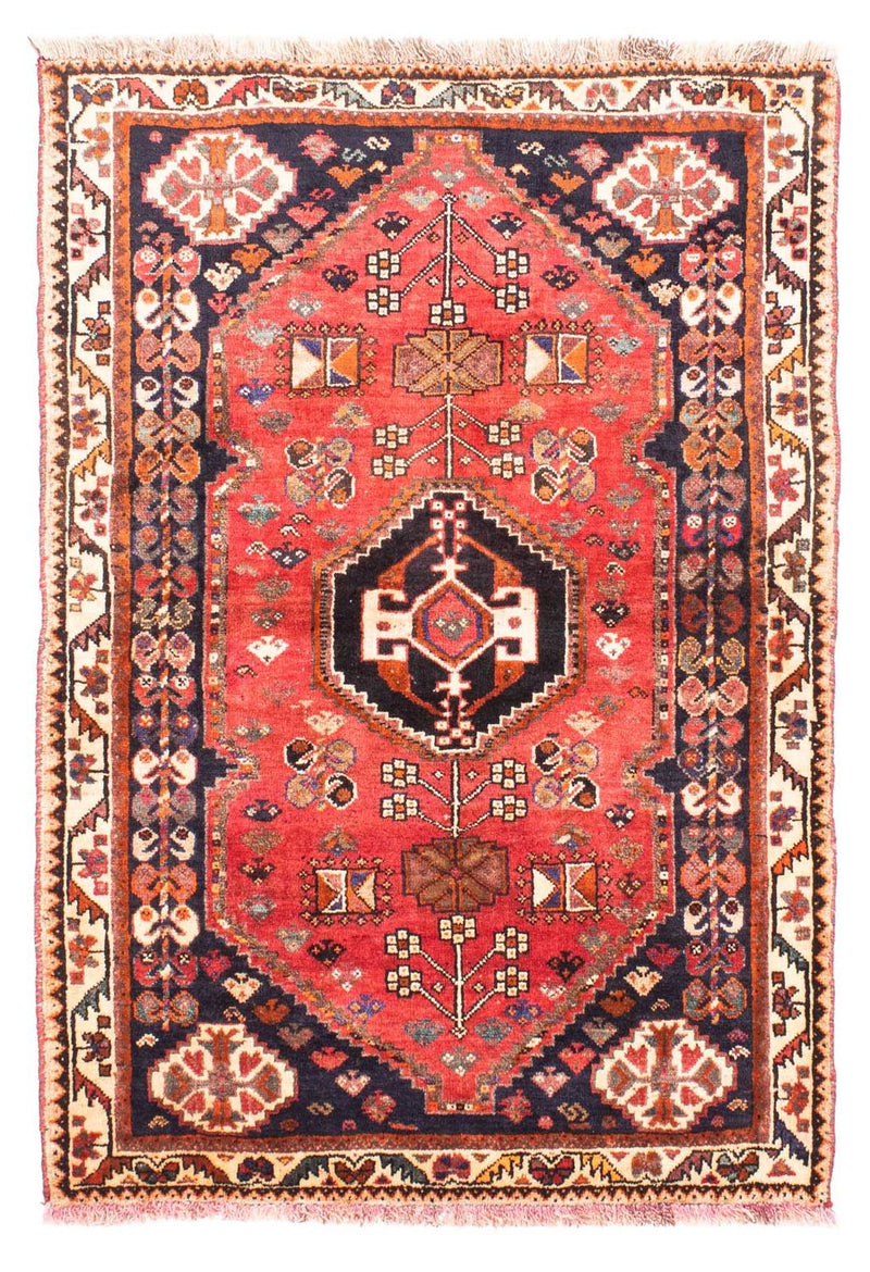 Persisk tæppe - Nomadisk - 160 x 110 cm - rød