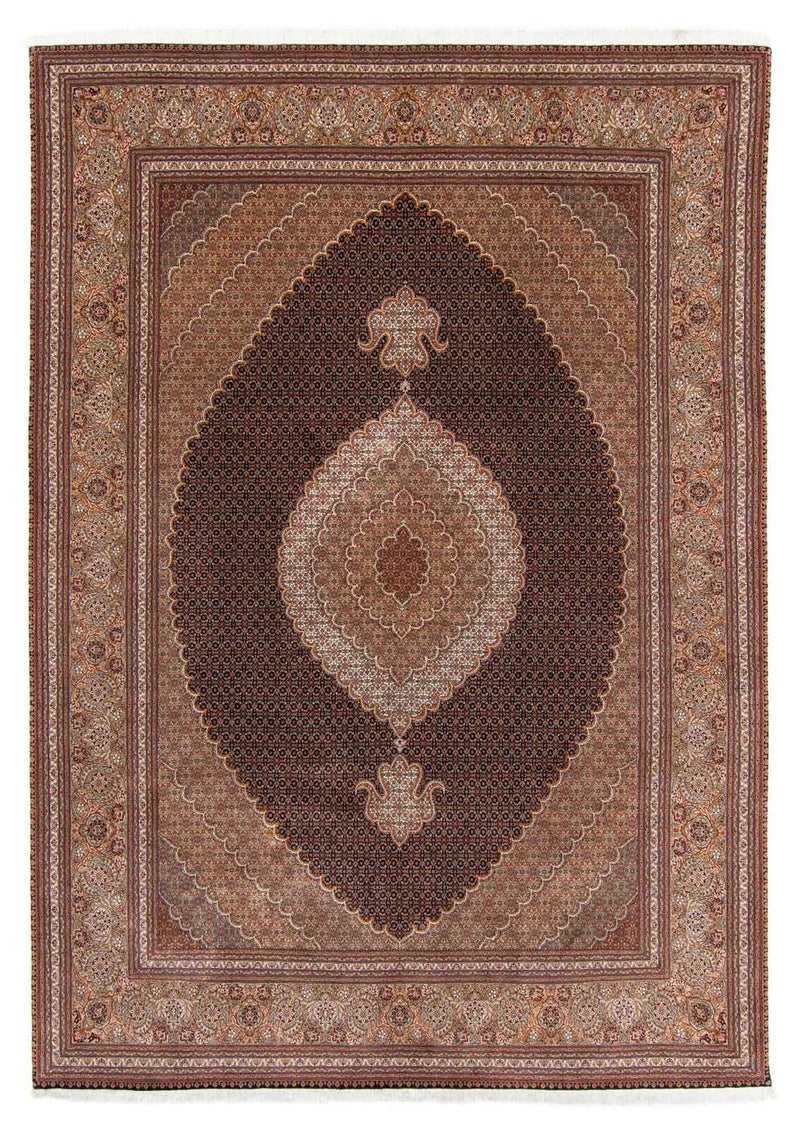 Persisk tæppe - Tabriz - Royal - 357 x 250 cm - brun