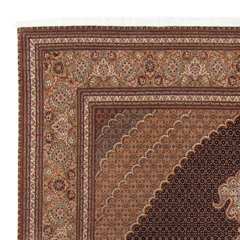 Persisk tæppe - Tabriz - Royal - 357 x 250 cm - brun