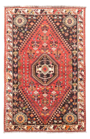 Persisk tæppe - Nomadisk - 166 x 110 cm - mørkerød