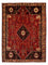 Persisk tæppe - Nomadisk - 300 x 220 cm - mørkerød