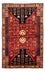 Persisk tæppe - Nomadisk - 270 x 175 cm - mørkerød