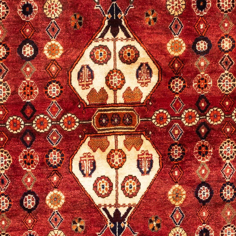 Persisk tæppe - Nomadisk - 270 x 175 cm - mørkerød