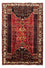 Persisk tæppe - Nomadisk - 255 x 175 cm - mørkerød