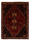 Shiraz Tæppe 185x250cm - Persisk tæppe - Rektangulær / Mørkerød / 185 x 250 cm Rektangulær