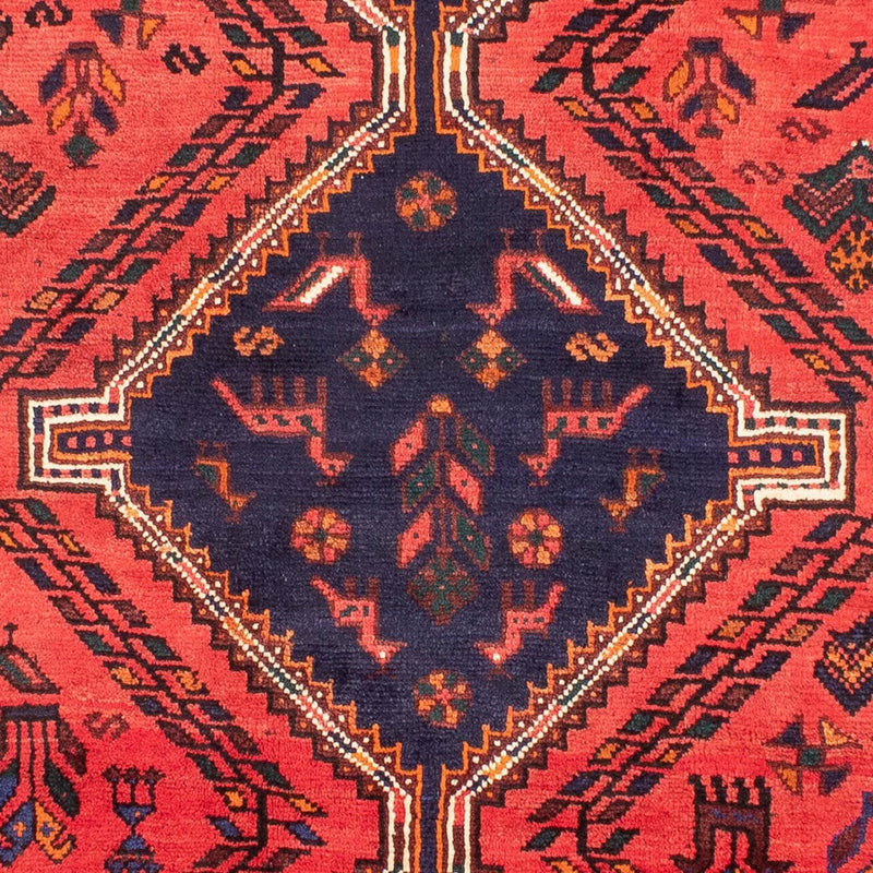 Persisk tæppe - Nomadisk - 296 x 210 cm - lysrød
