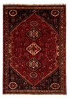 Shiraz Tæppe 225x322cm - Persisk tæppe - Rektangulær / Mørkerød / 225 x 322 cm Rektangulær