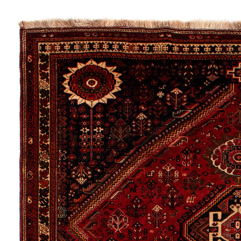 Persisk tæppe - Nomadisk - 322 x 225 cm - mørkerød