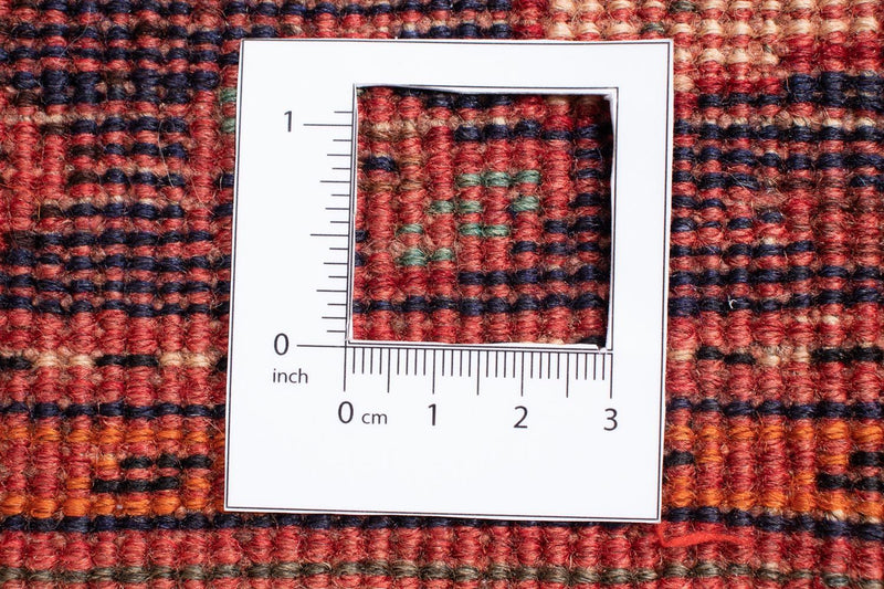 Persisk tæppe - Nomadisk - 322 x 225 cm - mørkerød