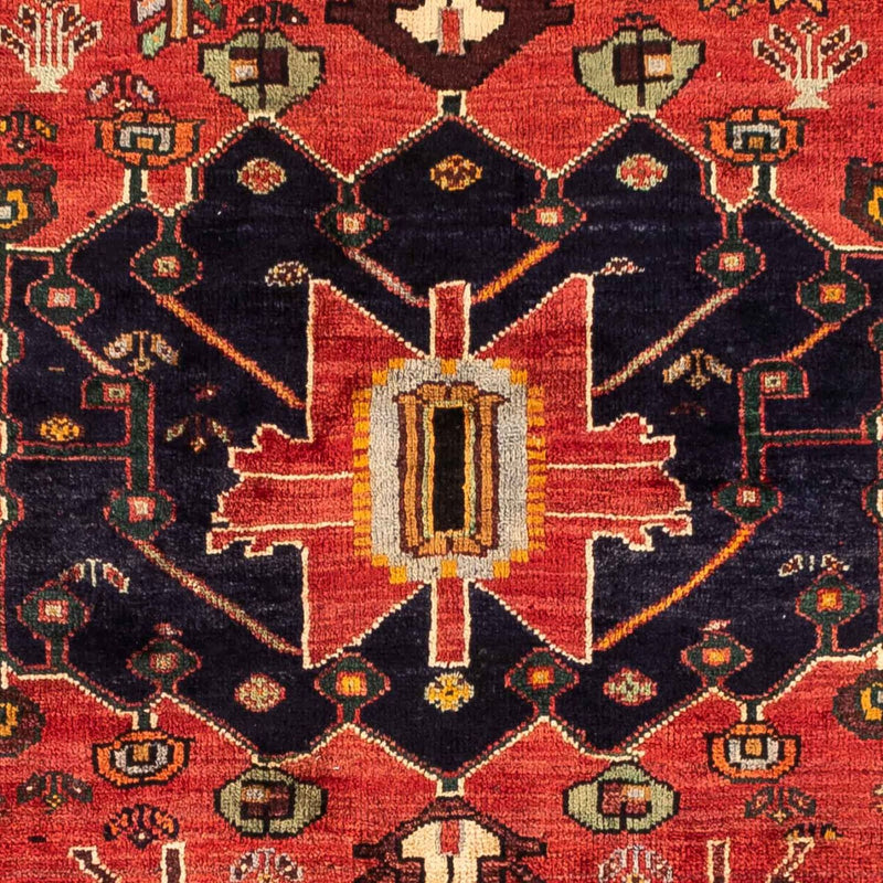 Persisk tæppe - Nomadisk - 265 x 182 cm - mørkerød