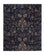 Designer tæppe - 308 x 248 cm - mørkeblå