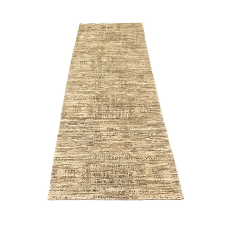 Løber Gabbeh-tæppe - Indus - 303 x 75 cm - beige
