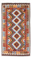 Kelim-tæppe - orientalsk - 201 x 102 cm - flerfarvet