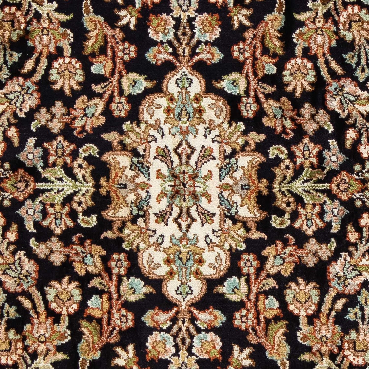 Persisk tæppe - Classic - 94 x 66 cm - mørkeblå