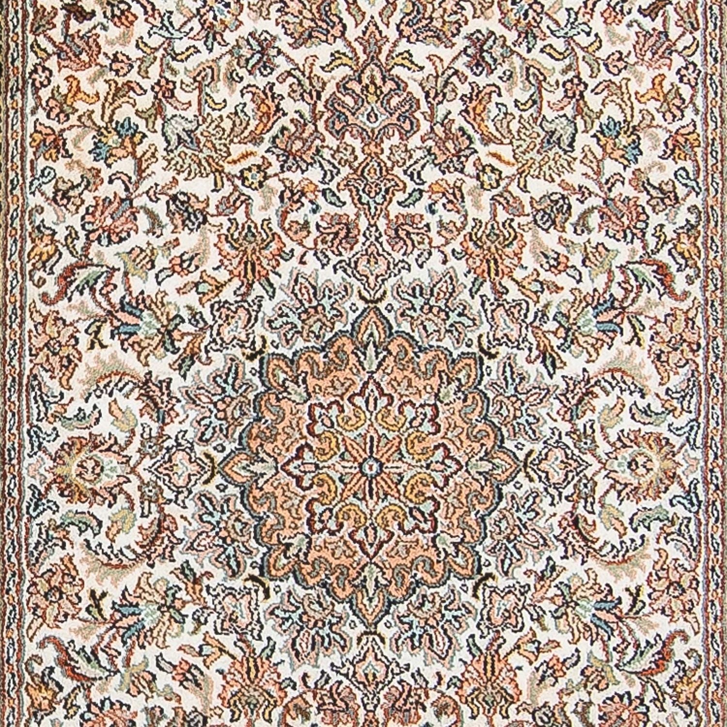 Løber Silketæppe - Kashmir Silk - 316 x 81 cm - beige